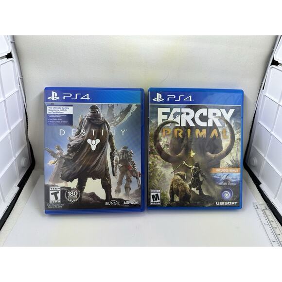 PS4 Games EUC Destiny Sony & FarCry Primal Far Cry PlayStation 4 Fast Shipping - Picture 1 of 3